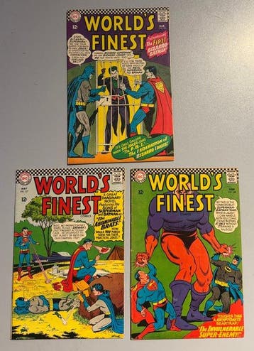 Worlds Finest #156-163, 212 - 9 Comic - 1966/1972, Boeken, Nieuw