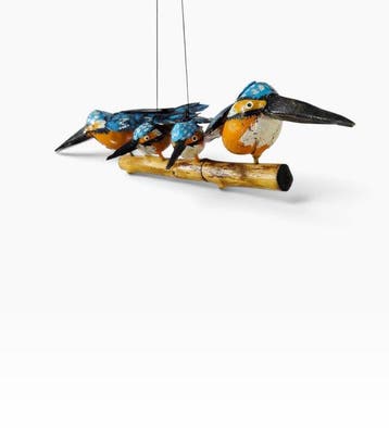 Decoratief ornament - Birds - Direct uit Afrika!
