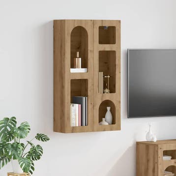 vidaXL Hangkast ELST Artisanaal eiken 59 x 20 x 100 cm, Verzenden