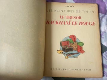 Tintin T12 - Le Trésor de Rackham Le Rouge (A24) - C - 1, Livres