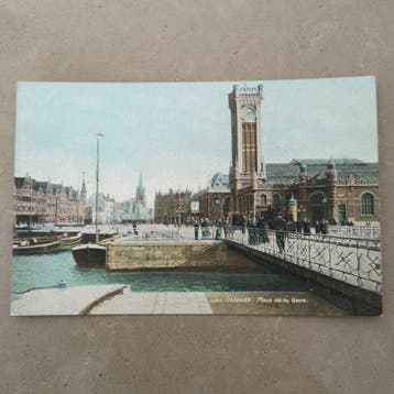 Belgique - Ville et paysages, Ostende - Oostende - Carte