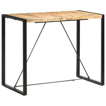 vidaXL Bartafel 140x70x110 cm massief mangohout, Verzenden, Nieuw