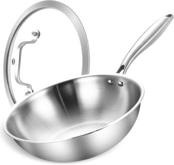 LOLYKITCH Wok met deksel | Retour deal | 34% korting, weg..., Verzenden, Wok