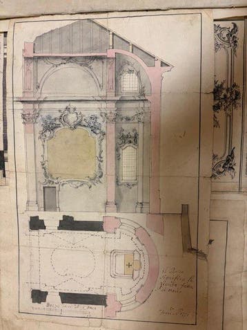 Francesco Pozzi (1704–1789), Attribuito a - Progetto per