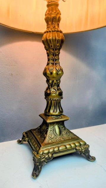 Lampe de table - Lampe française rare - 50 cm - Sans réserve