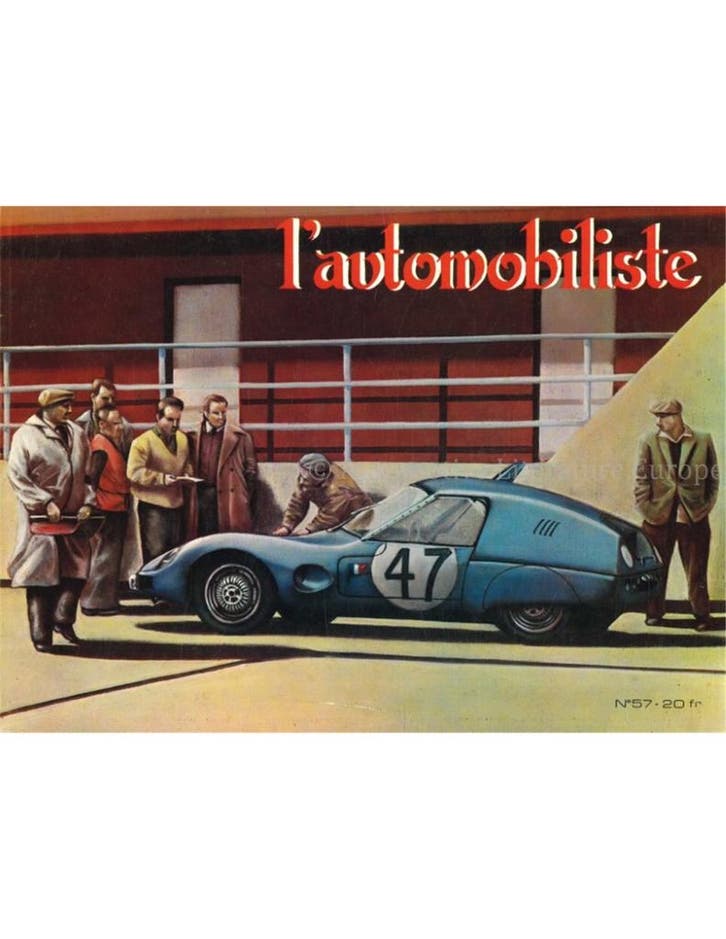 1981 LAUTOMOBILISTE MAGAZINE 57 FRANS, Boeken, Auto's | Folders en Tijdschriften