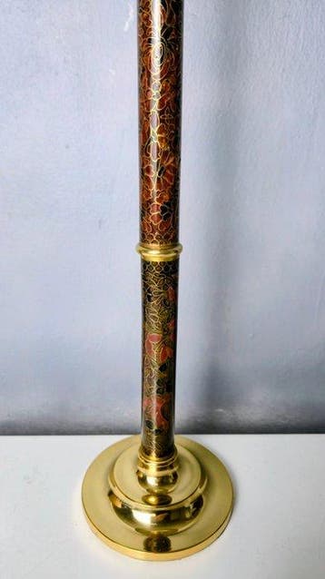Tafellamp - Wonderschone Hollywood Regency Lamp - Messing,, Nieuw