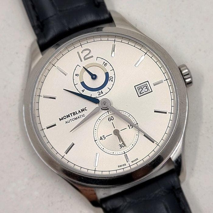 Montblanc - Heritage Cronometrie Dual Time - 112540 - Homme, Handtassen en Accessoires, Horloges | Heren
