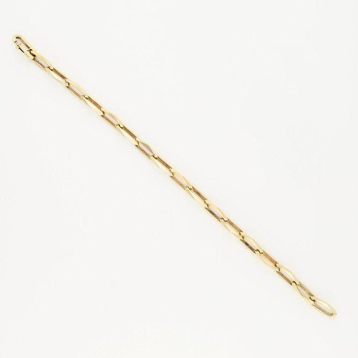 Bracelet - 14 carats Or jaune, Handtassen en Accessoires, Antieke sieraden