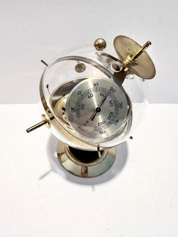 Weerstation - Acryl - Weerstation in Sputnik-stijl, Antiek en Kunst