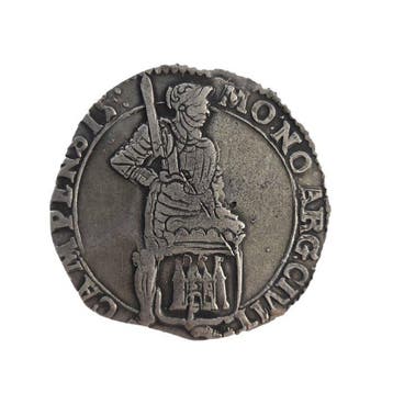 Pays-Bas, Kampen Zilveren Dukaat 1677 (RRR)