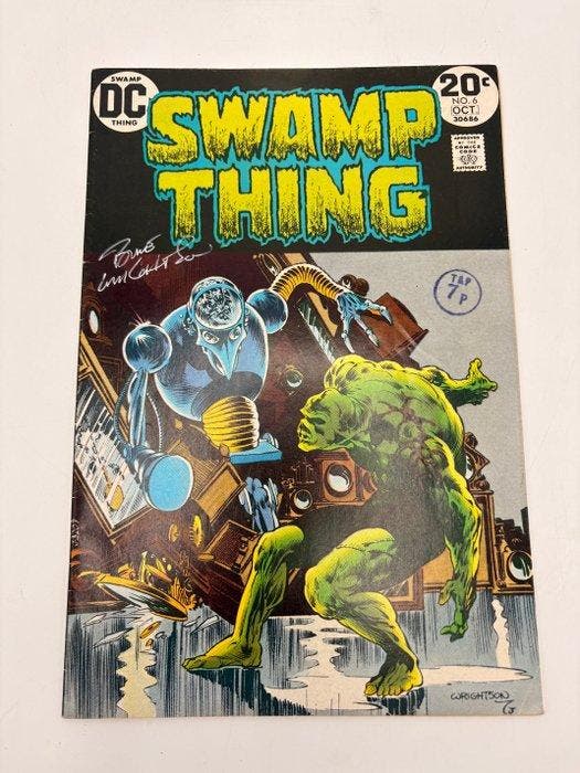 Swamp Thing #6 - Signed by Bernie Wrightson - 1 Signed comic, Boeken, Strips | Comics