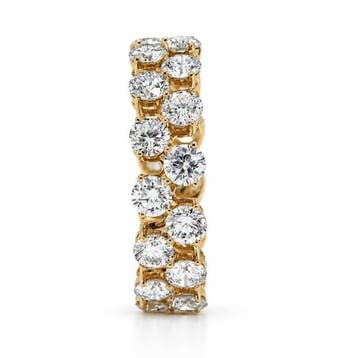 Zonder minimumprijs - Ring - 14 karaat Geel goud - 3.50ct., Nieuw