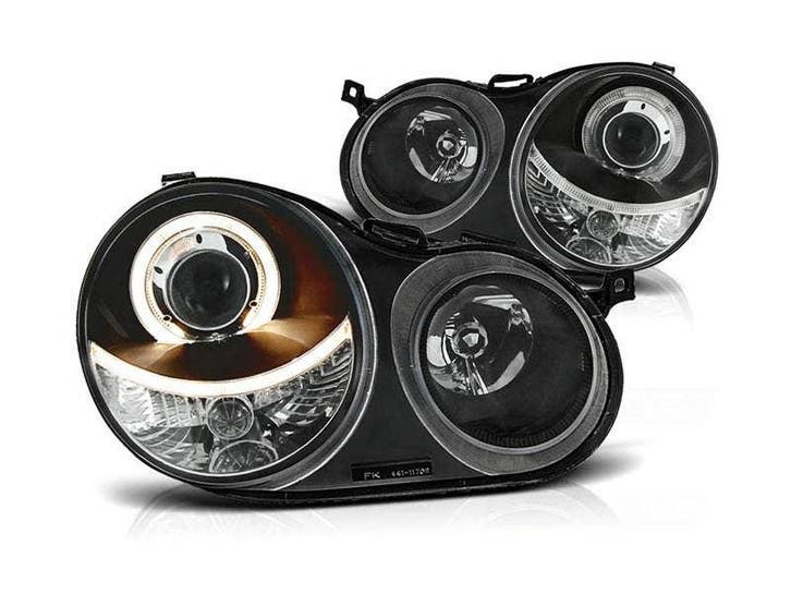LED Angel Eyes koplamp units geschikt voor VW Polo 9N, Autos : Pièces & Accessoires, Éclairage, Envoi