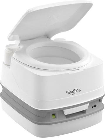 Thetford Qube 345 Porta Potti - Wit (Kamperen & outdoor), Verzenden