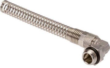 6x4 & G1/4'' Vernikkeld Messing L-Opsteekkoppeling, Verzenden
