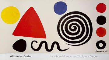 Alexander Calder - “Abstraction, 1966”. Gesigneerd en