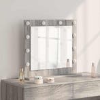 vidaXL Make-up Spiegel Rechthoekig Grijs Sonoma 60 x 55 x 18, Huis en Inrichting, Woonaccessoires | Spiegels, Verzenden, Nieuw
