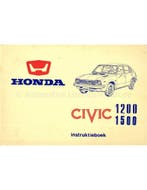 1977 HONDA CIVIC INSTRUCTIEBOEKJE NEDERLANDS