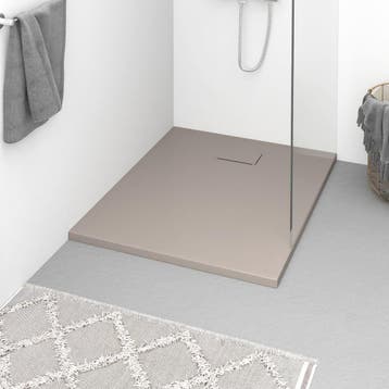 vidaXL Douchebak 100x80 cm SMC bruin, Verzenden