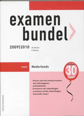 Examenbundel 2009/2010 Vwo Nederlands 9789006075496, Verzenden, M. Reints