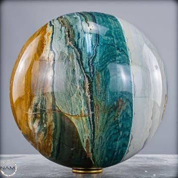 Ocean Jaspis Agaatkogel – Fascinerende natuurkunst in