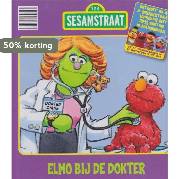 Elmo bij de dokter 9789086510320 S. Albee, Livres, Livres pour enfants | 0 an et plus, Envoi
