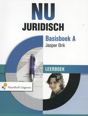 basisboek A / NU Juridisch / leerboek 9789001838775, Verzenden, Jasper Brik