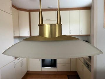 Plafondlamp - Messing, Glas, Metaal - HOLTKÖPPER HANGLAMP 2+