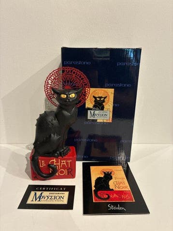 Parastone - DAprès Steinlen - sculptuur, Le Chat Noir - 21, Antiek en Kunst
