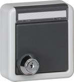 Gira IP44 Schuko Stopcontact Met Slot En Labelframe - 456735, Verzenden, Nieuw