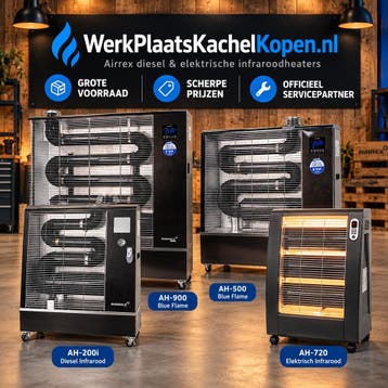 Airrex Diesel Infraroodheater Werkplaatskachel AH200i, Doe-het-zelf en Bouw, Ophalen of Verzenden, Nieuw