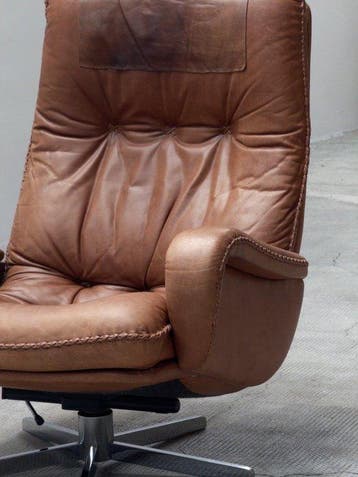 de Sede - Fauteuil - DS-231 - Leder, Chroom - „James
