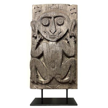 part of house- or doorpanel - Aso - Iban Dayak - Indonesië
