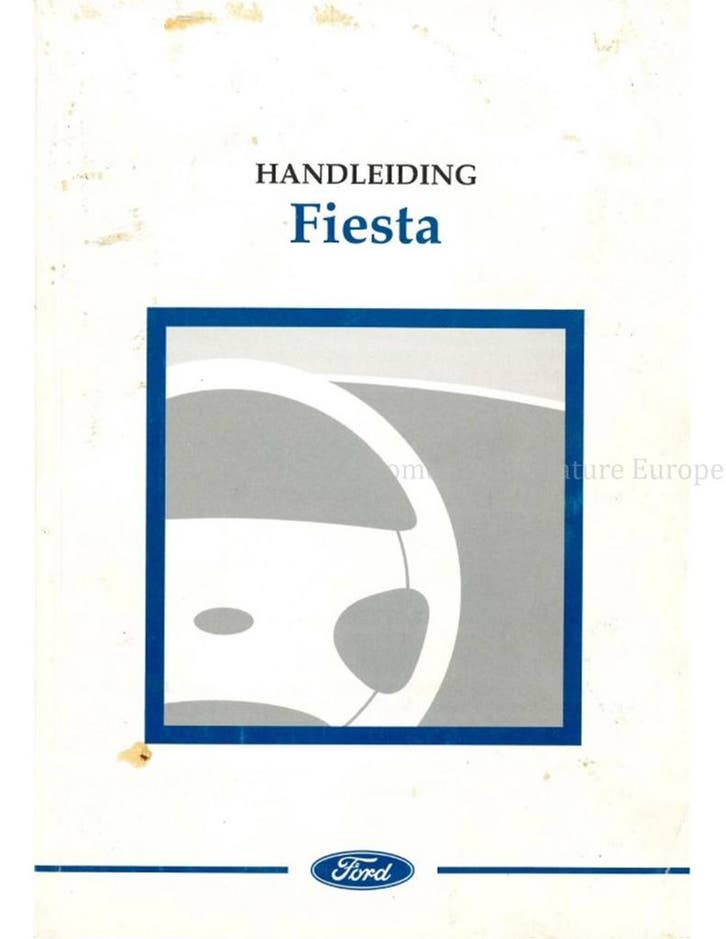 1997 FORD FIESTA INSTRUCTIEBOEKJE DUITS, Auto diversen, Handleidingen en Instructieboekjes, Ophalen of Verzenden