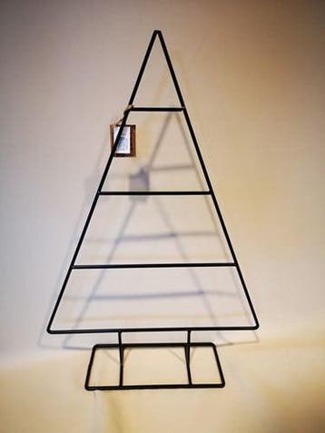 Metalen frame kerstboom ca. 60 cm incl. voet horizontale