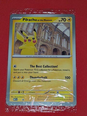 Pokémon - 1 Carte scellée - Pikachu Carte promo, Foil,