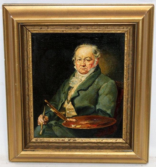 Spaanse school (XX) - Retrato de Francisco de Goya (según, Antiek en Kunst, Kunst | Schilderijen | Klassiek
