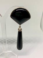 Onyx - Zilver - Oorbellen - Argento e Onice