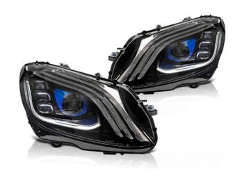 Full LED koplampen dynamisch Black geschikt voor Mercedes, Auto-onderdelen, Verzenden, Nieuw, Mercedes-Benz