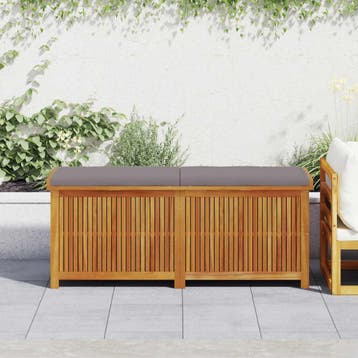 vidaXL Kussenbox voor buiten 150x50x60,5 cm massief, Verzenden, Nieuw