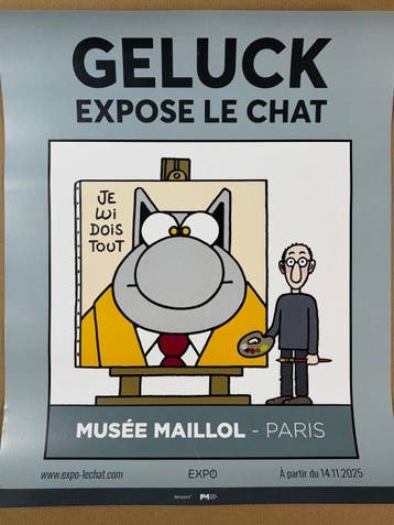 Philippe Geluck, Philippe Geluck - 1 Poster - Le Chat, Le