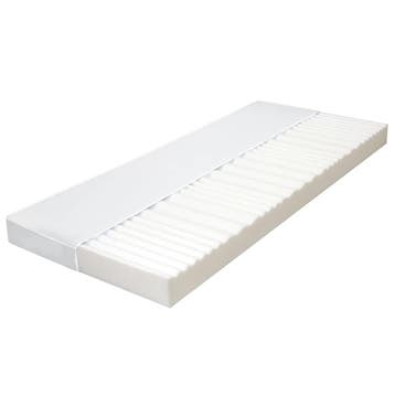 vidaXL Matras 7 Zone 10 cm PU-schuim H2 H3 120x200 cm, Maison & Meubles, Chambre à coucher | Matelas & Sommiers, Verzenden