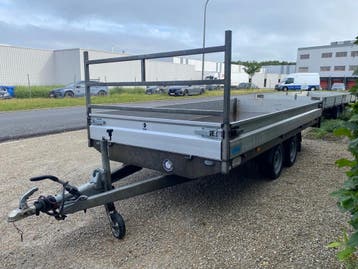 Zeer nette Hapert plateauwagen remork 405x180 2700KG, Nieuw