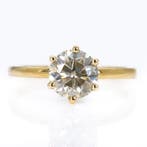 Zonder minimumprijs - Ring - 14 karaat Geel goud - 1.59ct.