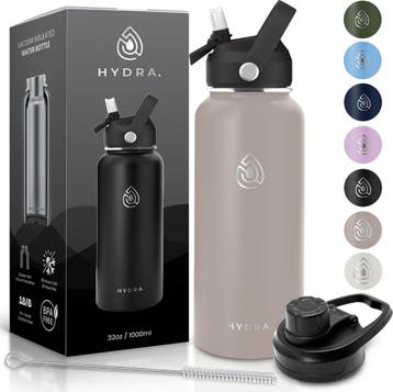 Hydra Essentials® RVS Drinkfles 1 Liter - Thermosfles met, Verzenden, Nieuw
