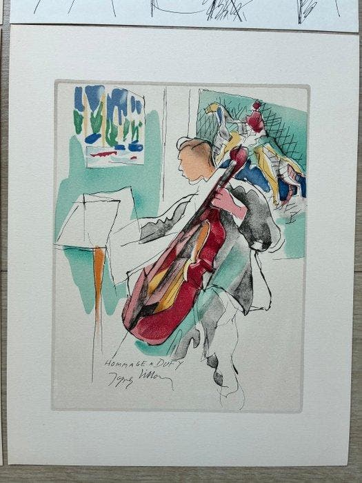 Jacques Villon, Marcel Gromaire, Charles LAPICQUE & André, Antiquités & Art, Antiquités | Autres Antiquités