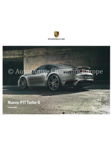 2020 PORSCHE 911 TURBO S HARDCOVER BROCHURE SPAANS, Ophalen of Verzenden