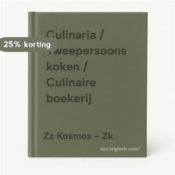 Culinaria / Tweepersoons koken / Culinaire boekerij, Verzenden, Gelezen, Zz Kosmos - Zk
