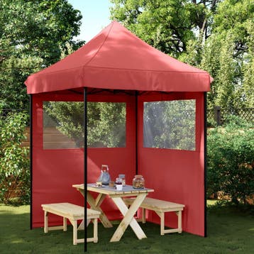 vidaXL Partytent inklapbaar pop-up met 2 zijwanden, Verzenden